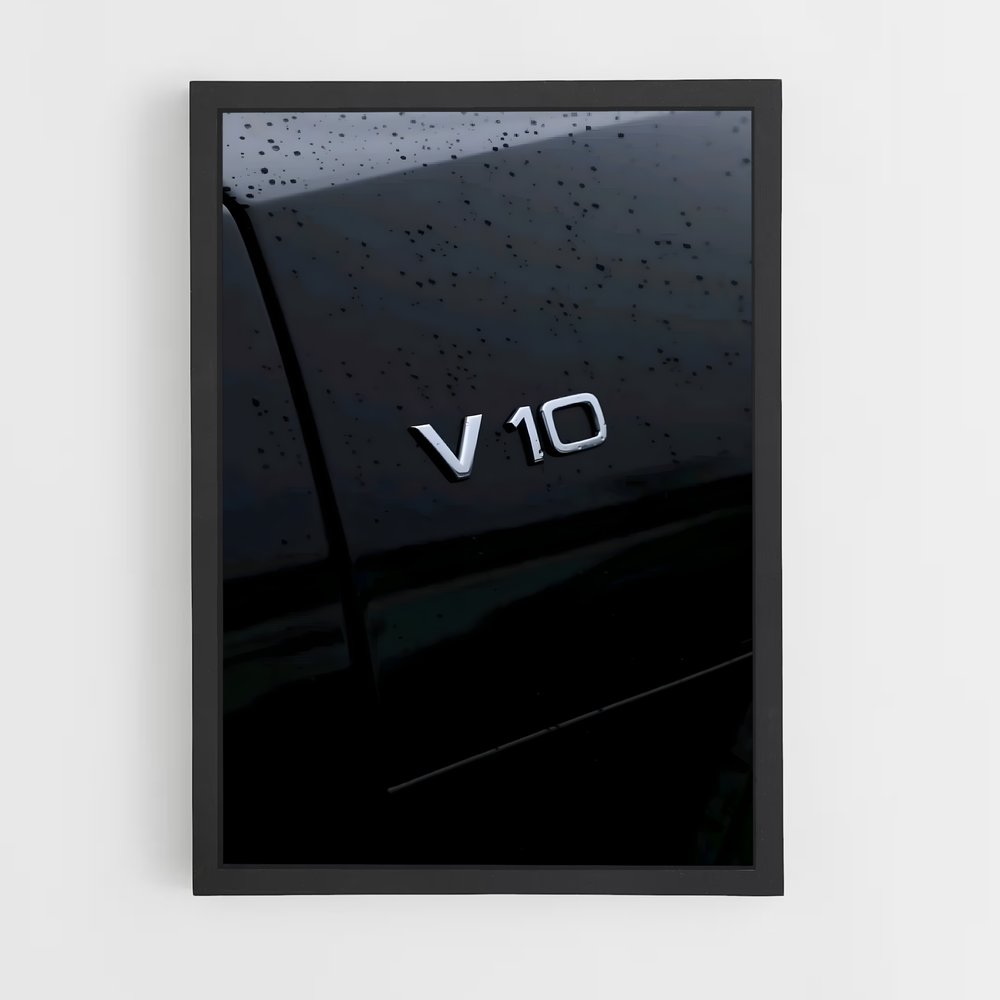 Poster V-Cross Noir – affiche Audi (vue 2)